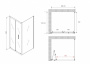 Душевой уголок ABBER Sonnenstrand AG07090-S75 Душевой уголок ABBER Sonnenstrand AG07090-S75