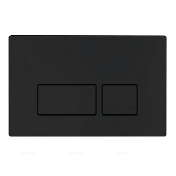 Кнопка смыва BB044NERO, чёрная матовая
