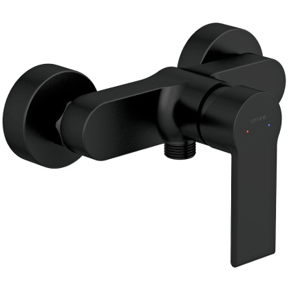 Смеситель для душа BRASKO BLACK однорычажный черный