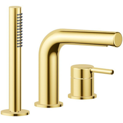 Смеситель на борт ванны EXCELLENT Pi AREX.1233GL (золото)