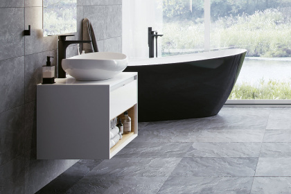 Смеситель для умывальника EXCELLENT Keria AREX.2002BL (черный мат)