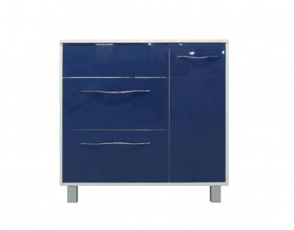 Тумба напольная под умывальник Barcelona 900х450 правосторонняя 2 ящика 1 дверь (ШхГхВ) 898х446х860