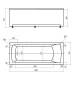 Акриловая ванна Акватек Либра 160x70 LIB160N-0000006