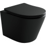Подвесной унитаз Balearica Rimless (цвет Черный Матовый)