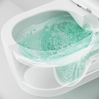 IS90151.8F1701 Инсталляция с клавишей PrimeFit L, хром глянец., с подвесным унитазом Func 54 FlashClean с сид м/л