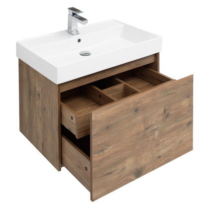 Мебель для ванной Aquanet Nova Lite 75 дуб рустикальный (1 ящик)