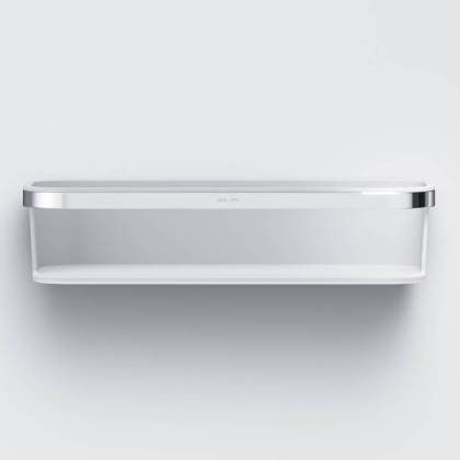 Корзина для душа Func прямая, 7х30х12,3 см, белая, A8F53100