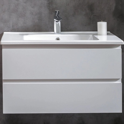 Тумба CAPOLDA 85 белая + ручка белая 849-085-W Boheme