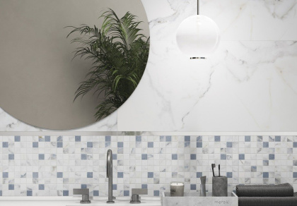 Мозаика на сетке универсальная Meissen Keramik Flow многоцветный 28,8x28,8 A16923