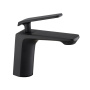 Смеситель для раковины латунь, черный S8001H