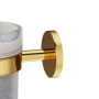 Стойка с туалетной щеткой, золото A85A33399