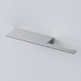 Держатель для туалетной бумаги Sense L с полкой, 3х30х8 см, цвет серебро, A7454300