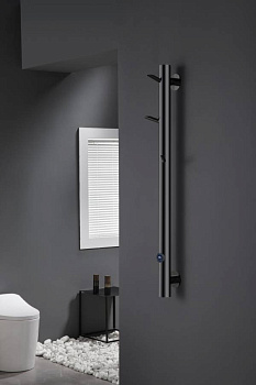 Полотенцесушитель электрический OAK SHINE GUN METAL Полотенцесушитель электрический OAK SHINE GUN METAL