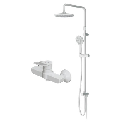F43885A24 X-Joy набор 2в1: Смеситель д/душа, верхний душ d 220 мм, ручн.душ 110 мм, 1 ф-ция, душевая шта