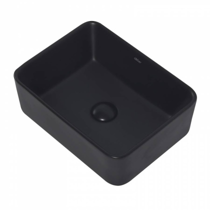 Раковина накладная ABBER Rechteck AC2213MB черная матовая Раковина накладная ABBER Rechteck AC2213MB черная матовая