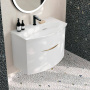 Тумба RIVA 80 см, белая матовая RV.80\WHT.M