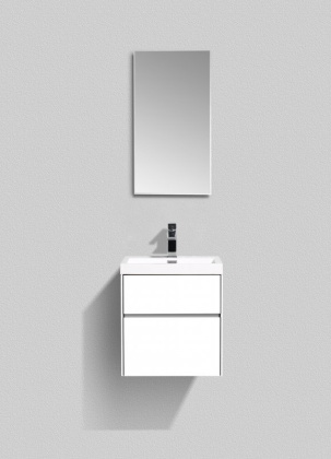Тумба с раковиной подвесная BelBagno PIETRA MINI 50AS Stucco Cemento, раковина белая Тумба с раковиной подвесная BelBagno PIETRA MINI 50AS Stucco Cemento, раковина белая