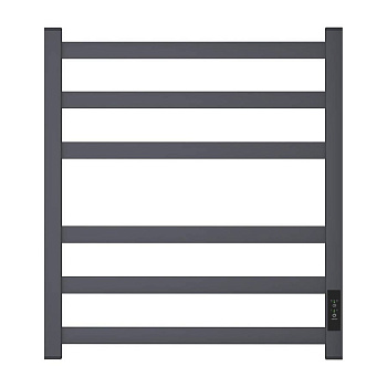 Полотенцесушитель электрический Point Меркурий PN83856GR П6 500x600, диммер справа, графит премиум Полотенцесушитель электрический Point Меркурий PN83856GR П6 500x600, диммер справа, графит премиум