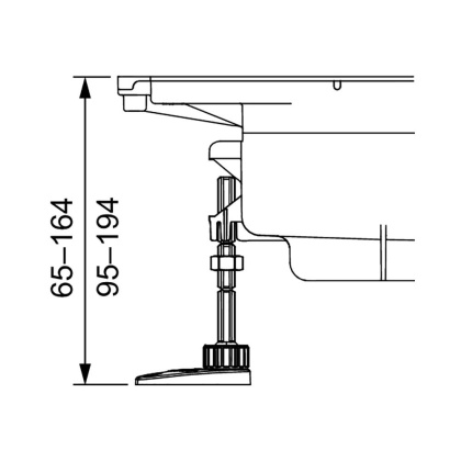 Комплект опор TECEdrainprofile
