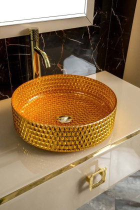 Столешница стекло 100см прямая Капучино Lucido Столешница стекло 100см прямая Капучино Lucido