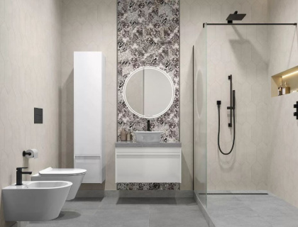 Подступенок DD600300R\1 Про Стоун серый светлый обрезной 10,7*60*11 (8шт/1уп), шт