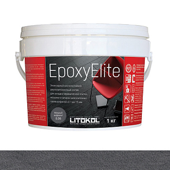 Затирка эпоксидная EPOXYELITE E.06 Мокрый асфальт  1кг Затирка эпоксидная EPOXYELITE E.06 Мокрый асфальт  1кг