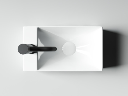 Умывальник подвесной прямоугольный (отверстие под смеситель L) Element 375*215*100мм Умывальник подвесной прямоугольный (отверстие под смеситель L) Element 375*215*100мм