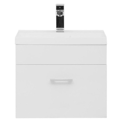 Тумба с раковиной Aquanet Нота 50 белый