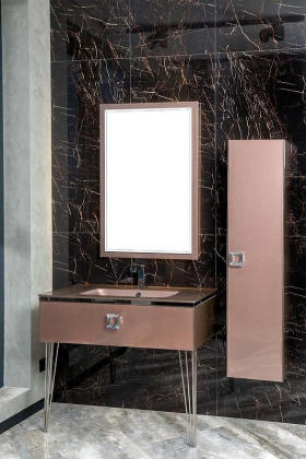 Консоль LUCIDO 80 см Лиловый 303905 770-080-PU Boheme