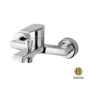 NAUTIC-VM-SR Смеситель для ванны и душа однорычажный в комплекте с ручным душем, шлангом и держателем, исполнение Sunrise