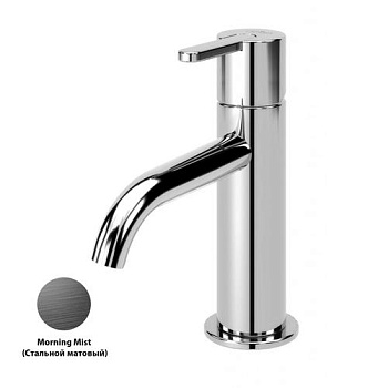 LEAF-LSM2-L-MM Смеситель для раковины однорычажный, с донным клапаном, исполнение Morning Mist
