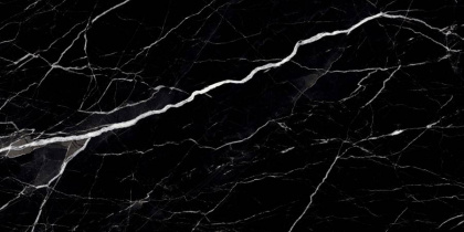 Керамогранит Flach Black черный (120смх60смх9мм) (2шт_1,44м2) Полированный, м2