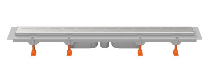 Душевой лоток 65 см Creto Walkway CRE-650 WH-Down с решеткой, хром