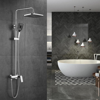 Душевая система Shevanik, латунь S9136 хром