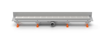 Душевой лоток 65 см Creto Walkway CRE-650 WH-P с решеткой, хром