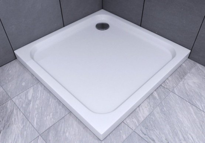 Душевой поддон Акватек 90 DP-0000004 с ножками квадратный