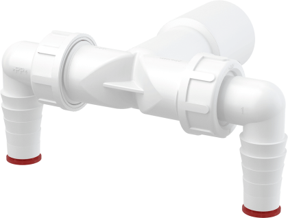 Двойной штуцер G1"/17-23 с обратными клапанами