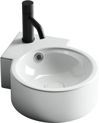 Умывальник подвесной угловой Element 310*430*125мм Умывальник подвесной угловой Element 310*430*125мм