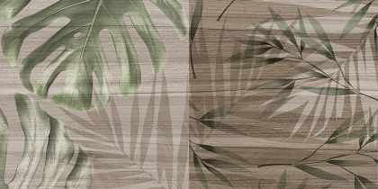 Плитка настенная Organic табачный узор 08-01-17-2454 20х40 (15шт/1,2м2), м2