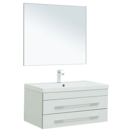 Мебель для ванной Aquanet Верона 90 белый матовый
