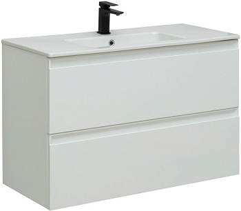 Тумба под раковину Allen Brau Eclipse 100 1.E1003.WM белый матовый