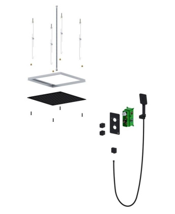 Душевая система Timo Petruma SX-5029/17SM скрытого монтажа с термостатом, золото матовое Душевая система Timo Petruma SX-5029/17SM скрытого монтажа с термостатом, золото матовое