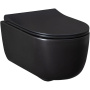Чаша подвесного унитаза Allen Brau Priority 4.31002.31 черный матовый Чаша подвесного унитаза Allen Brau Priority 4.31002.31 черный матовый
