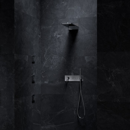 Форсунка боковая скрытого монтажа OMNIRES (хром) S28CR