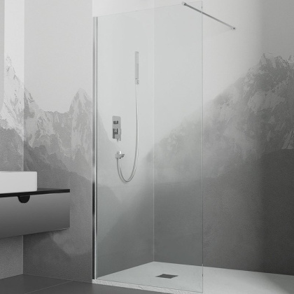 Душевая перегородка RGW Walk In WA-010 70 351001007-11 профиль Хром стекло прозрачное