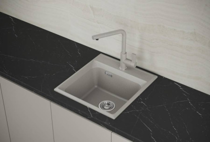 Мойка кухонная Point Мисти 46 серый Мойка кухонная Point Мисти 46 серый