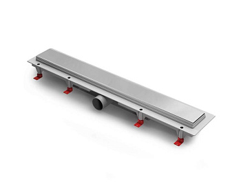 Душевой лоток 65 см Creto Uni CRE-650 UH с решеткой, хром