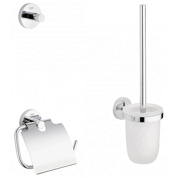 Комплект Grohe Essentials, 17,5х59 см, хром, 40407001