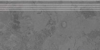 Ступень Про Лаймстоун серый темный натуральный обрезной 30x60x0,9