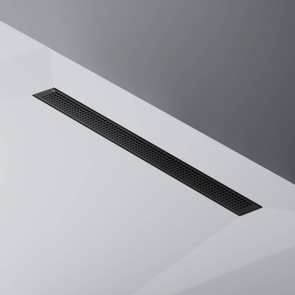 W01SC-P11-080-01BM MasterFlow Трап для душа линейный универс затвор Cut Gradient 80см цвет черн мат